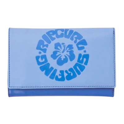 RIP CURL BILLETERA MUJER CELESTE MID CLARO FLORES