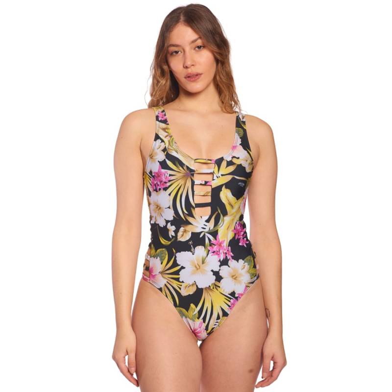 VOLCOM MALLA ENTERIZA SHORE ESTAMPADA FLORES