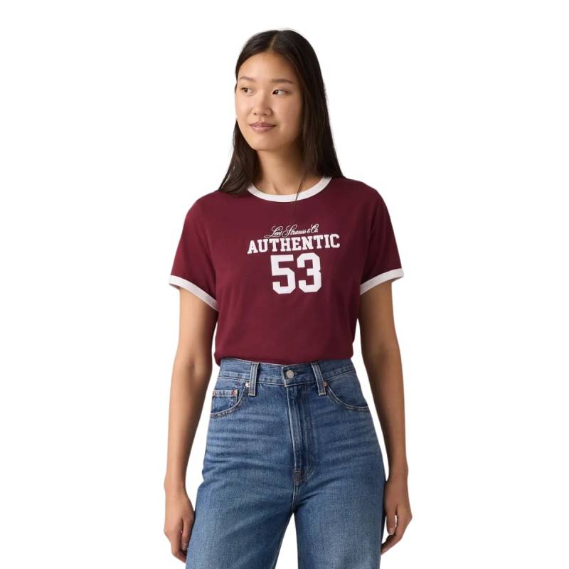 LEVIS GR FAVORITE TEE RINGER BORDO
