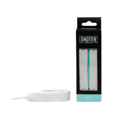 SHOTER CORDONES WIDE BLANCOS
