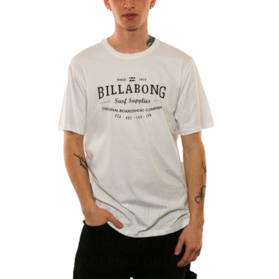 Billabong Rem Mc Rockaway Tee Blanca