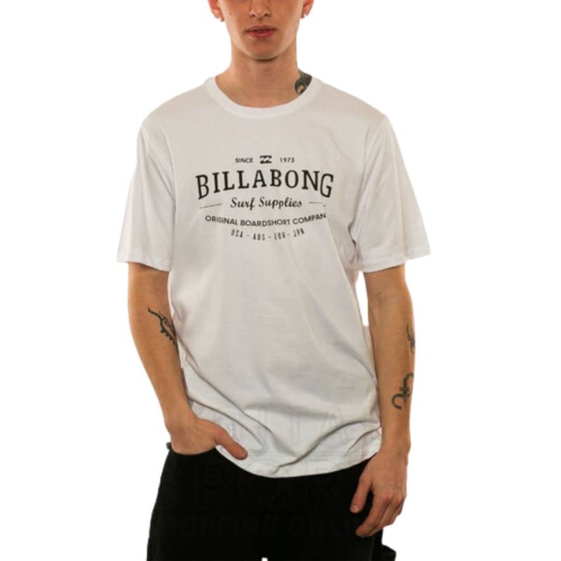 Billabong Rem Mc Rockaway Tee Blanca
