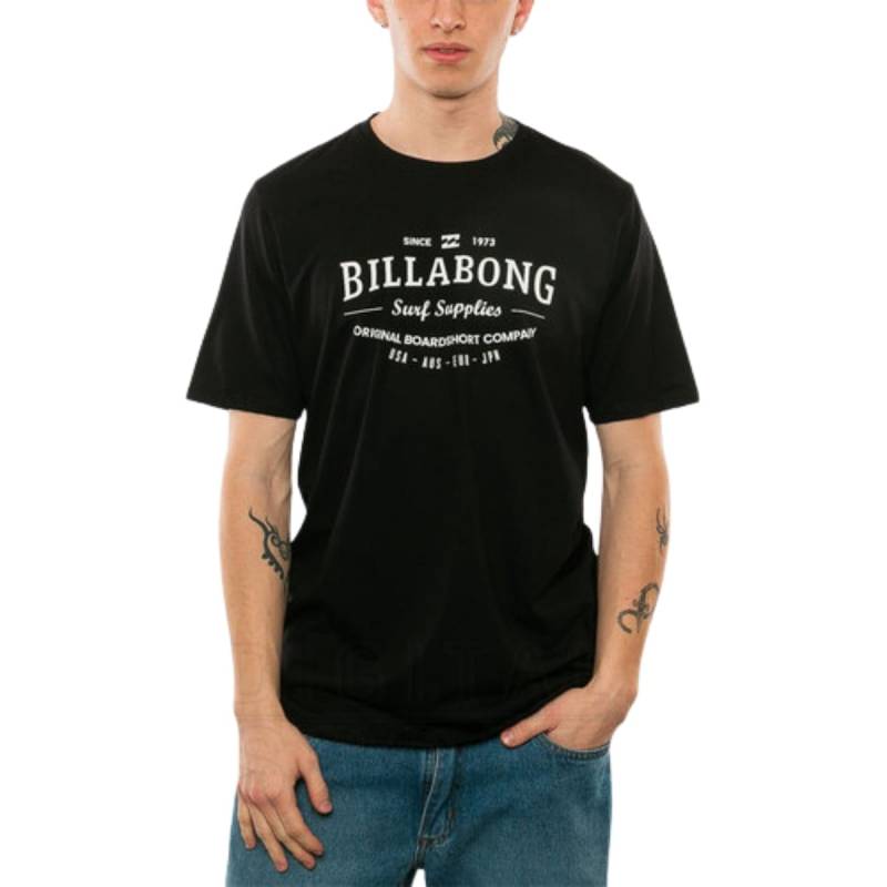 Billabong Rem Mc Rockaway Tee Negra