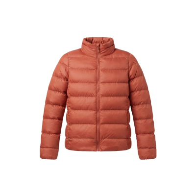 ULTRALIGHT CAMPERA MUJER CORDERITO CORTA LADRILLO