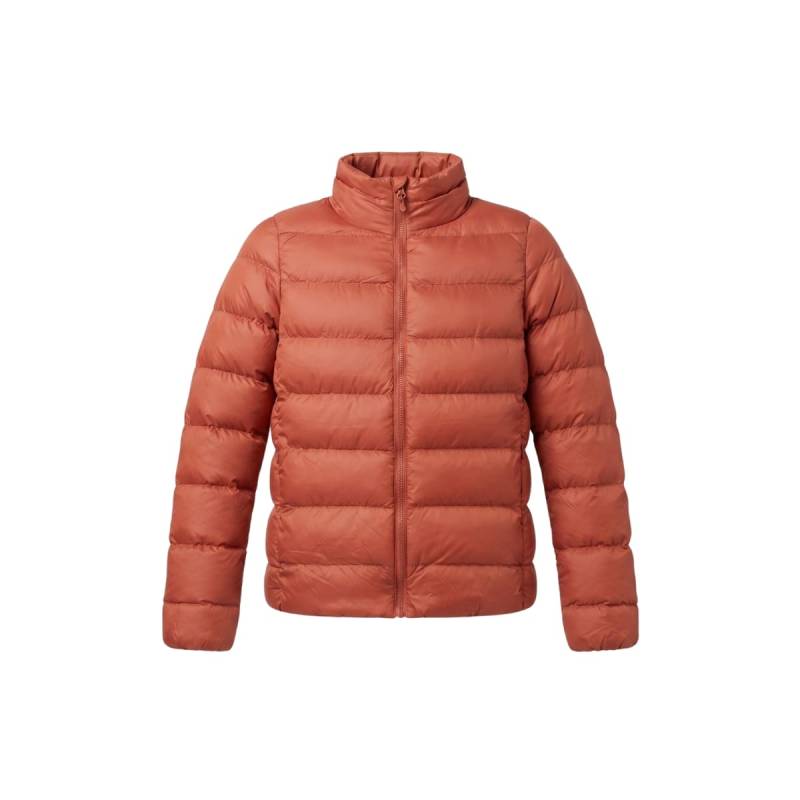 ULTRALIGHT CAMPERA MUJER CORDERITO CORTA LADRILLO