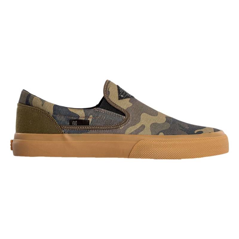 ZAPATILLAS DC SHOES TRASE SLIP-ON TX CAMO-CARAMELO
