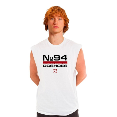REMERA DC SIN MANGAS NINE FOUR BLANCA N94