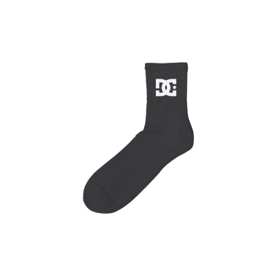 DC SHOES MEDIAS MID CREW BW PACK X 2