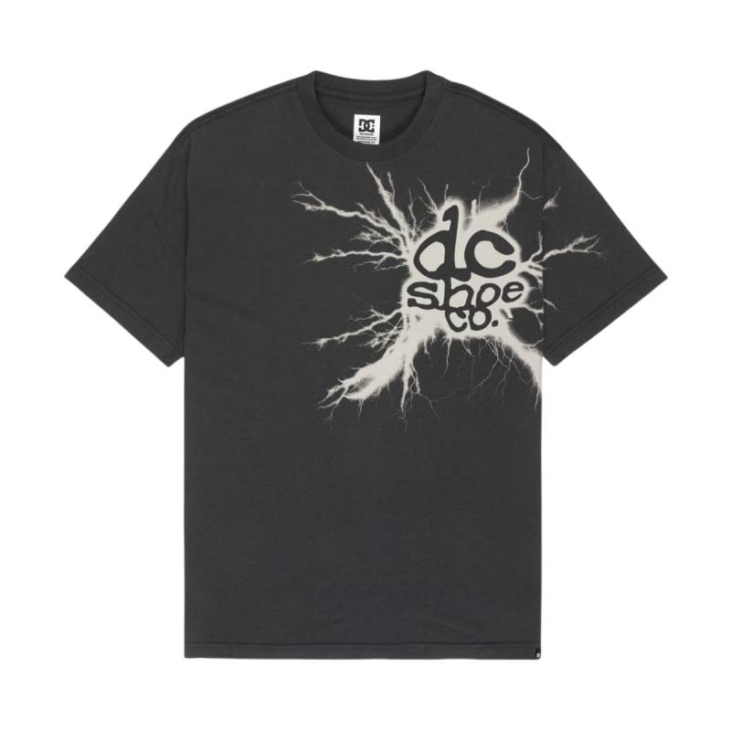Dc Shoes Remera Boxy Strike Twice Hss Negro