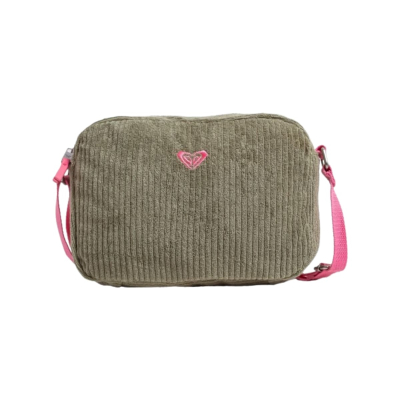 ROXY CARTERA BANDOLERA TRUE COLOR CORDEROY VERDE