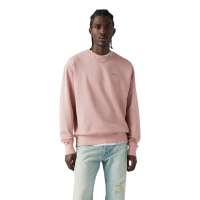 LEVIS BUZO CUELLO REDONDO THE ORIGINAL HM CREW ROSA