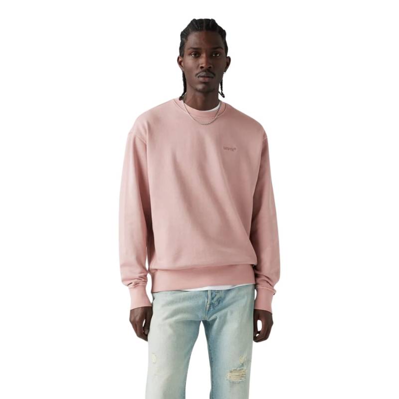 LEVIS BUZO CUELLO REDONDO THE ORIGINAL HM CREW ROSA