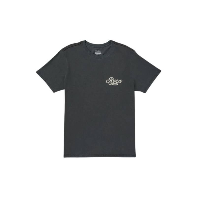 Rvca Remera Emscript Gris Oscura