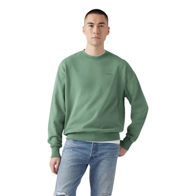 LEVI'S BUZO CUELLO REDONDO AUTHENTIC CREW GARME VERDE