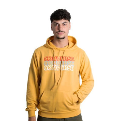 CONVERSE TRIPLE HOODIE BUZO CAPUCHA AMARILLO