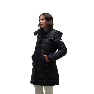 OJOROJO CAMPERA LARGA SOFIA NEGRO