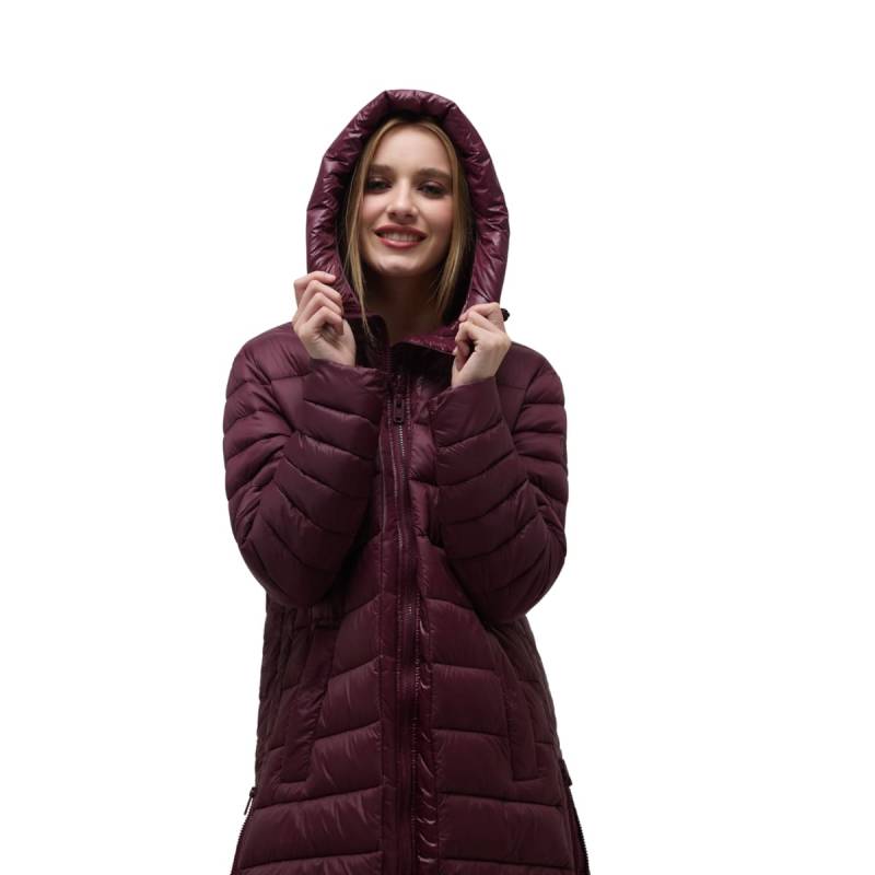 OJOROJO CAMPERA LARGA YAMI BORDO