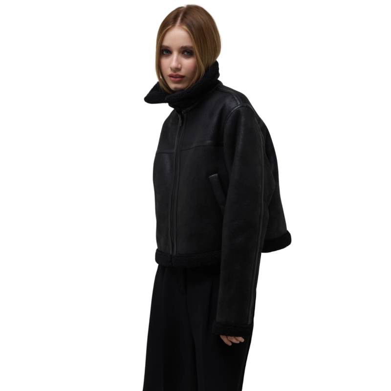 OJOROJO CAMPERA GAMULAN REBECA NEGRO