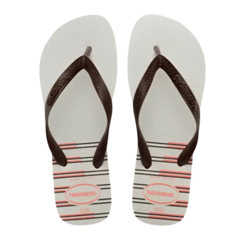 Havaiana Ojotas Top Basic Blanco Marron