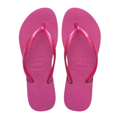 Havaianas Ojotas Slim Rosa Gum Metalico