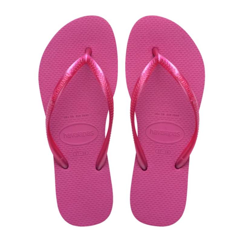 Havaianas Ojotas Slim Rosa Gum Metalico