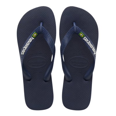 Havaianas Ojotas Brasil Logo Marino