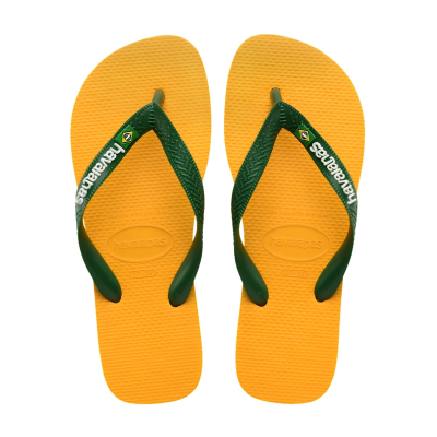 Havaianas Ojotas Brasil Logo Amarillo Pop