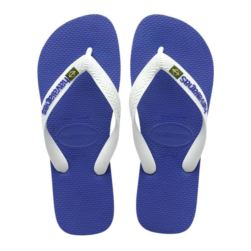 Havaianas Ojotas Brasil Logo Azul Naval