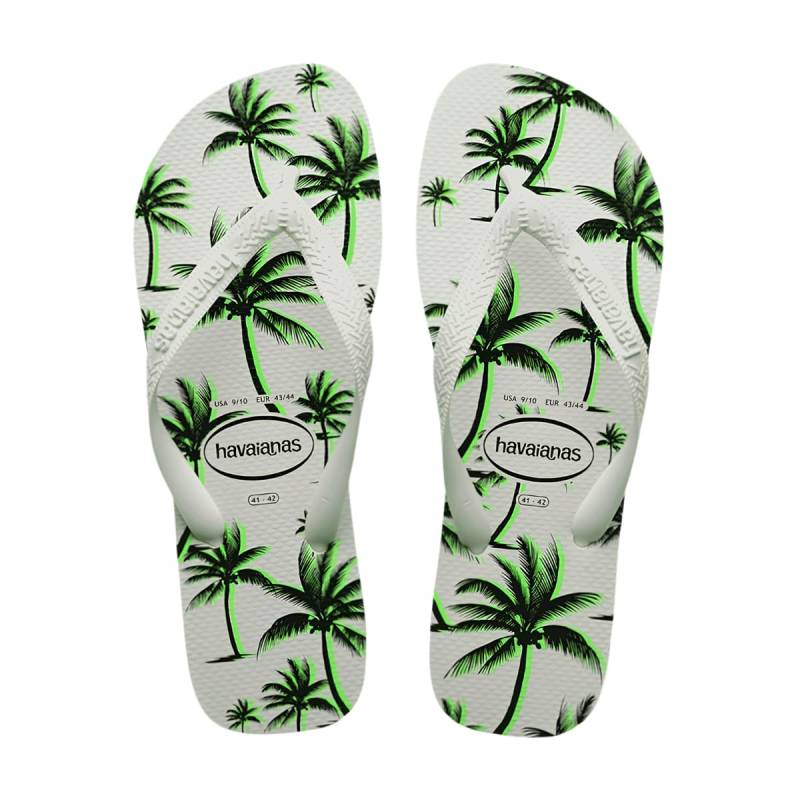 Havaiana Ojotas Aloha Blanco Verde