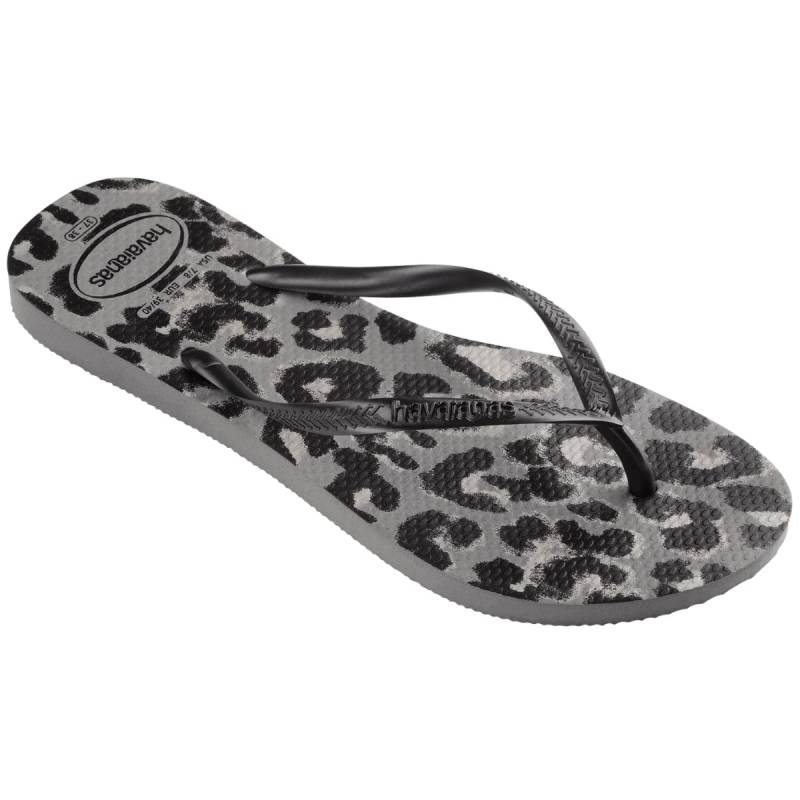 HAVAIANAS SLIM ANIMAL PRINT GRIS /GRIS