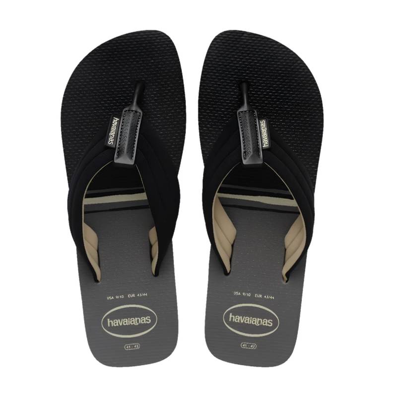 Havaianas Ojotas Urban Print Steel Negro Gris