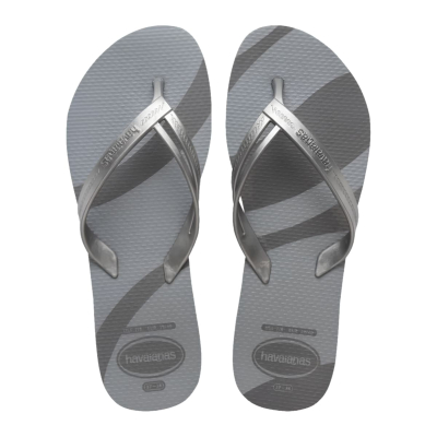 Havaiana Ojotas Elegance Print New Grafito Gris