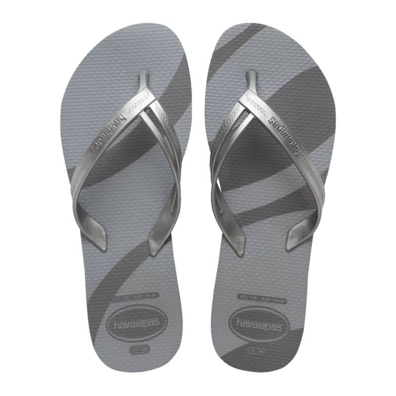 Havaiana Ojotas Elegance Print New Grafito Gris