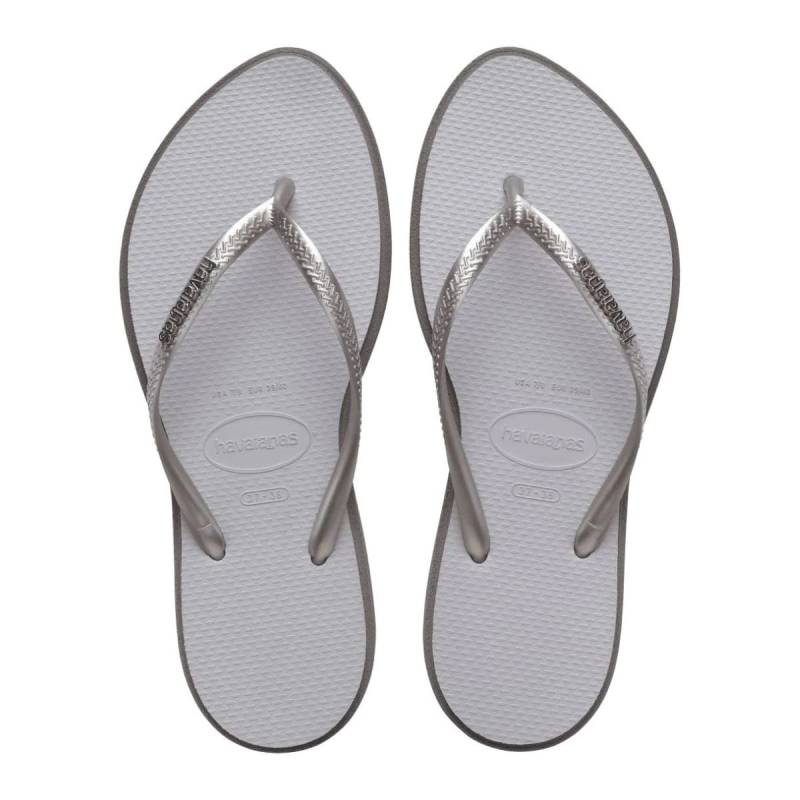 Havaianas Ojotas Slim Point Acero Gris