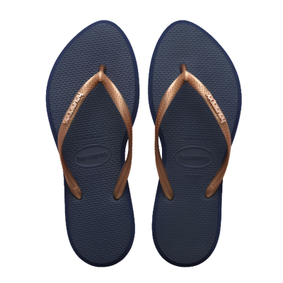 Havaianas Ojotas Slim Point Navy Indigo Azul