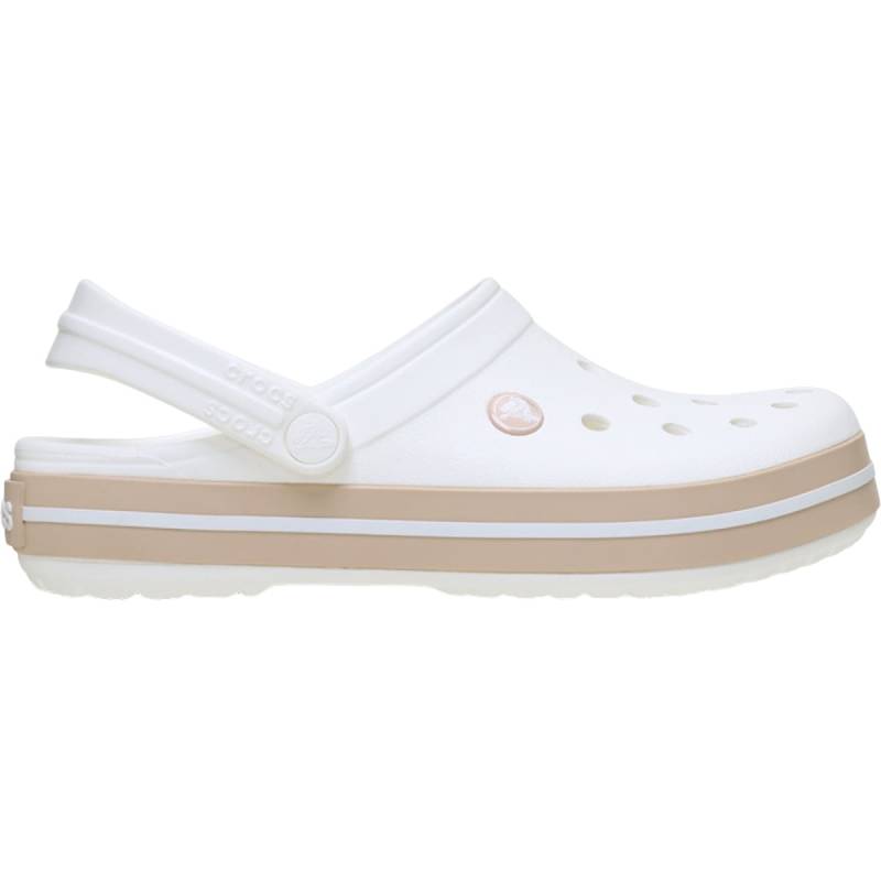 CROCS CROCSBAND WHITE PINK CARAMEL BLANCAS