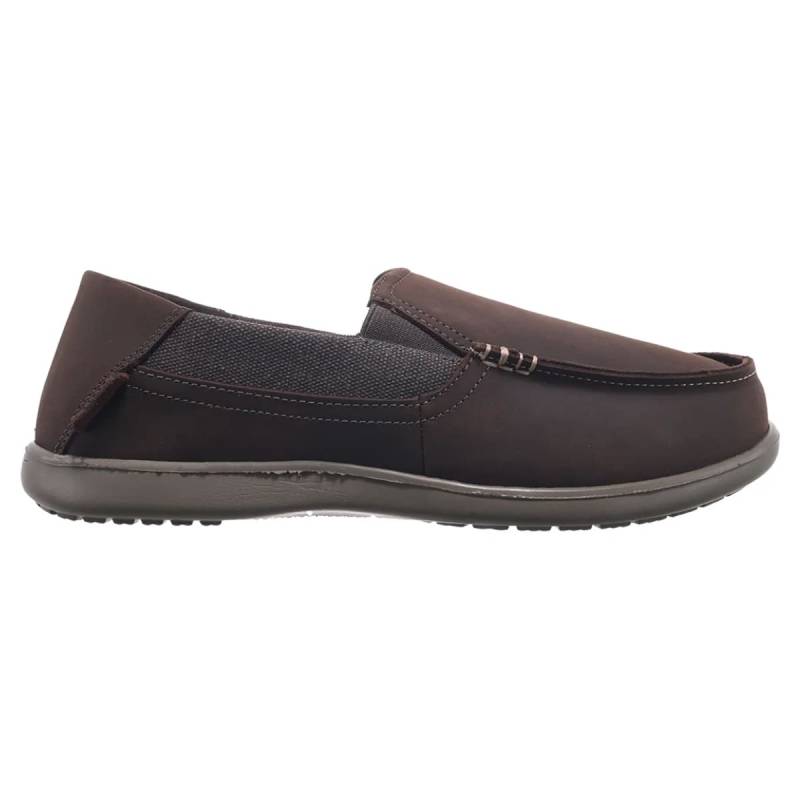 CROCS SANTA CRUZ LEATHER ESPRESSO MARRON