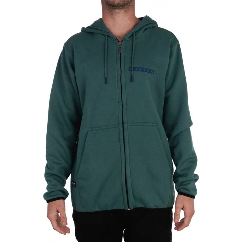 BUZO BURTON FULL ZIP LOWBALL VERDE PETROLEO