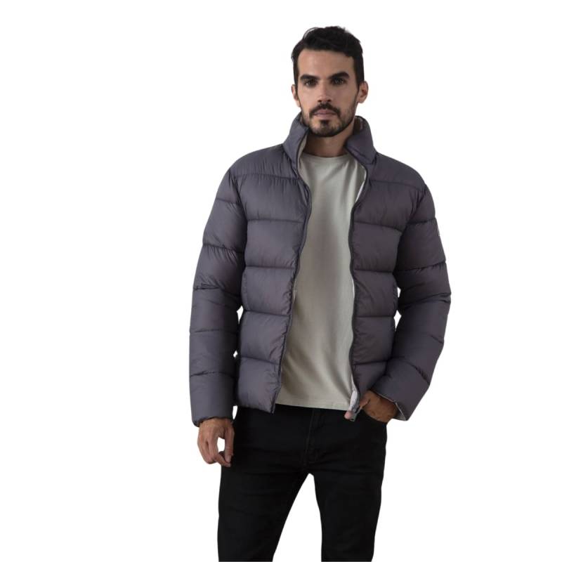 OJOROJO CAMPERA NYLON FACUNDO GRIS PLOMO
