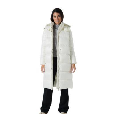 OJOROJO CAMPERA LARGA PARKA BLANCA HOLLY