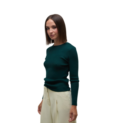 OJOROJO SWEATER VIVIAN TEAL GREEN VERDE