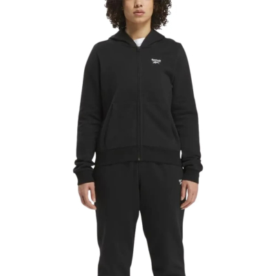 REEBOK CAMPERA IDENTITY SL FLEECE FZ NEGRA