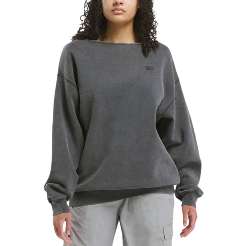 REEBOK BUZO WDE FLEECE COVERUP NEGRO