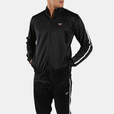 REEBOK CONJUNTO  RAZOR PIPING 2PC TRACKSUIT BLACK