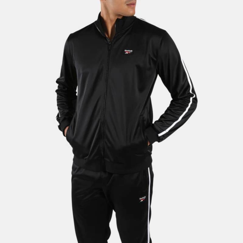 REEBOK CONJUNTO  RAZOR PIPING 2PC TRACKSUIT BLACK