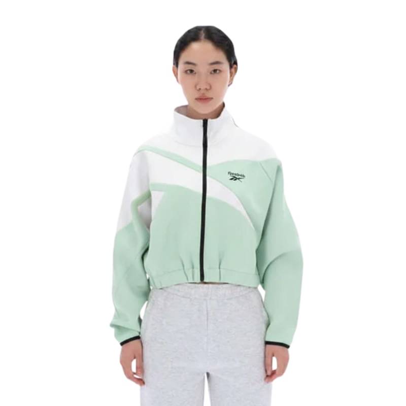 REEBOK CAMPERA VECTOR TRACK TOP GLITCH AQUA