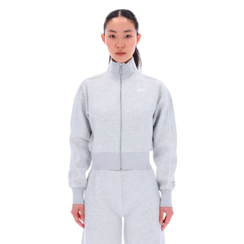REEBOK CAMPERA BOMBER JACKET  BROOKLYN CROPPED GRIS