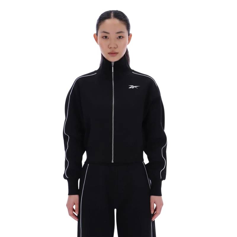 REEBOK CAMPERA BOMBER JACKET BROOKLYN CROPPED NEGRO