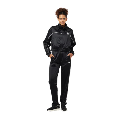 REEBOK JUSTINE PIPING TRACKSUIT CONJUNTO NEGRO