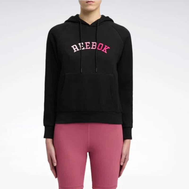 REEBOK ISLA OVERHEAD HOODY BLACK